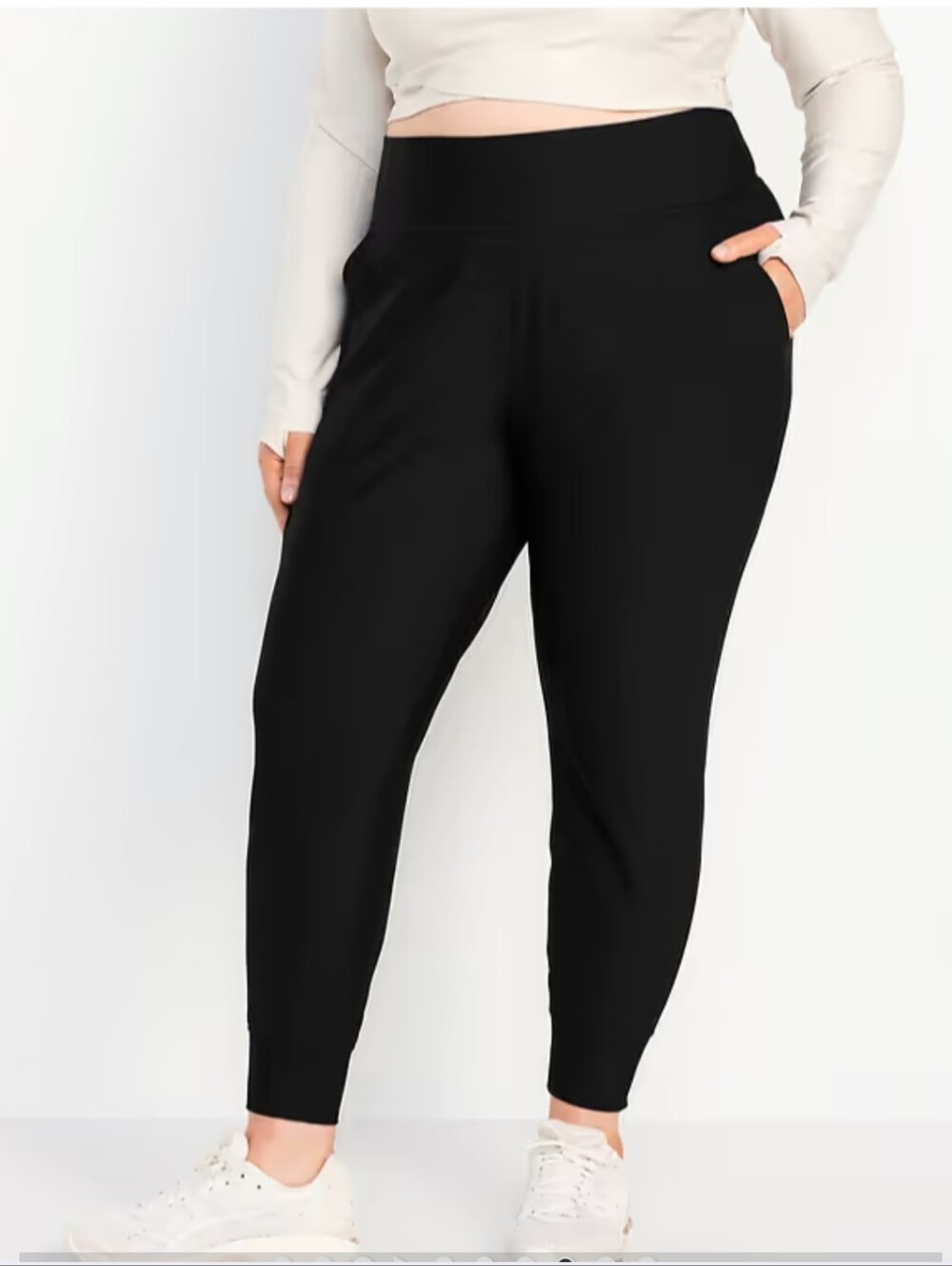 Old Navy Active L Black Powersoft High Rise Jogger - Picture 2 of 9
